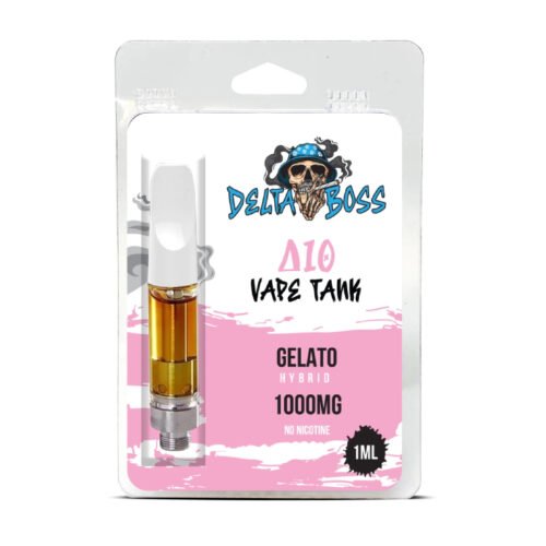 Delta Boss D10 1ml 1000mg Cart – Gelato